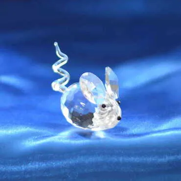 Crystal Mouse Figurine No. 1 - KRZ3603(2) - 2
