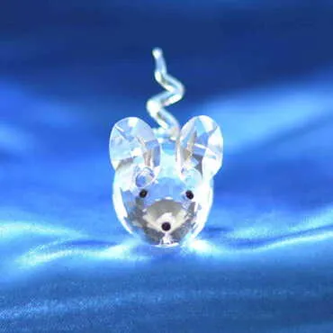 Crystal Mouse Figurine No. 1 - KRZ3603(2) - 3