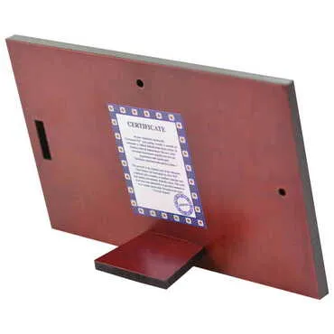 Antalya Themed Silver Plated Desktop Decor Mahogany 78X125 Mm - Standart - 3