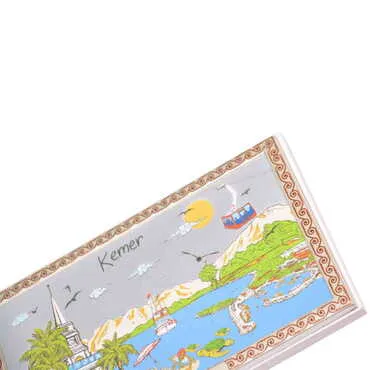 Kemer Themed Silver Plated Desktop Decor Mahogany 78X125 Mm - Standart - 7