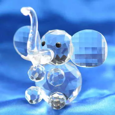 Crystal Elephant Figurine No. 3