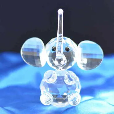 Crystal Elephant Figurine No. 5