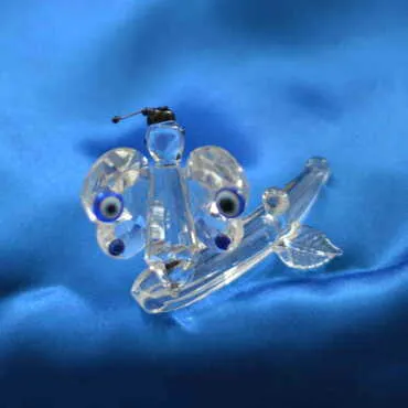 Crystal Butterfly on Leave Figurine - Standart - 3