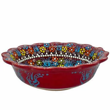 Toptan 20 Cm Kabartma Papatya Kase  - 3