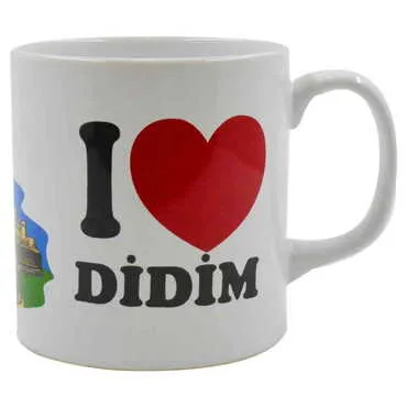 Didim Themed Custom Printed Ceramic Coffee Mug 82x90 mm - Standart - 2