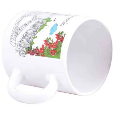 Toptan Pamukkale Temalı Seramik Baskılı Kupa 82x90 mm - Standart - 2