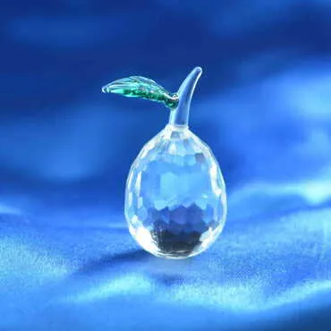 Crystal Pear Figurine