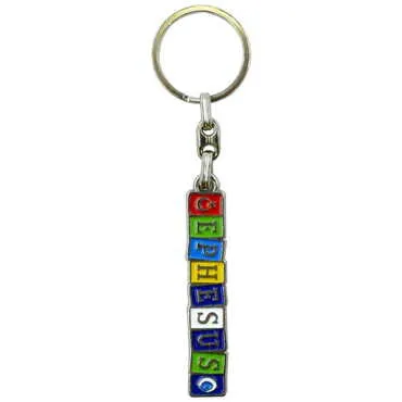 Ephesus Themed Metal Customised Enamel Keychain - Standart - 2