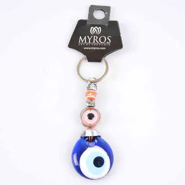 Evil Eye Glass Keyring