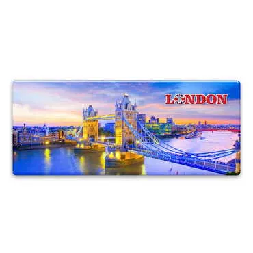 Toptan Londra Temalı Myros Panaromik Magnet 120x50 mm - Standart - 3