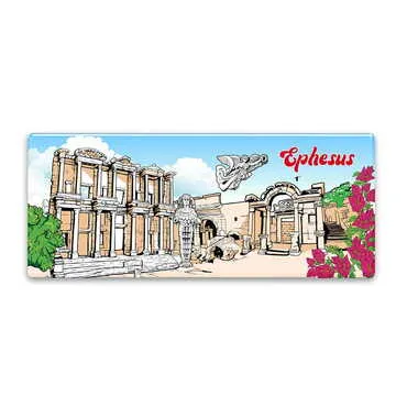 Toptan Müze Temalı Myros Panaromik Magnet 120x50 mm