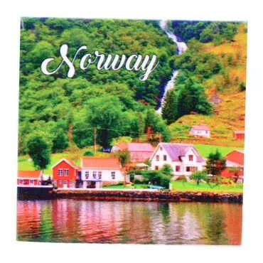 Customazible Ceramic Square Fridge Magnet 6 cm