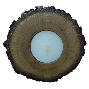 Wooden Candle Holder 7.5Cm - Standart - 2