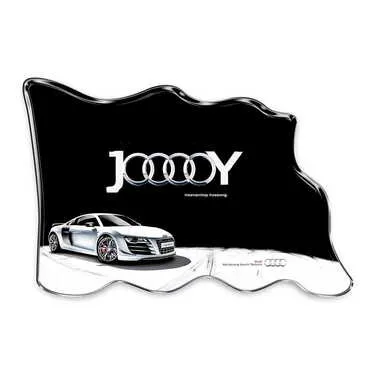 Promotional Epoxy Dome Flag Shaped Souvenir Fridge Magnet 70x50 mm - Standart