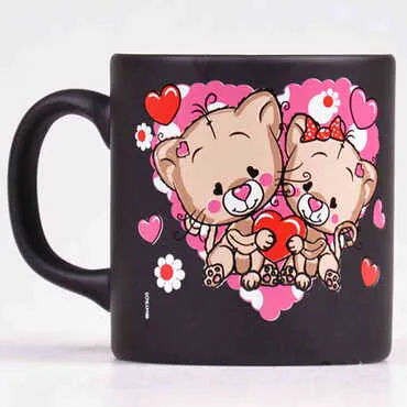Teddy Bear Themed Ceramic Custom Printed Mug - 2