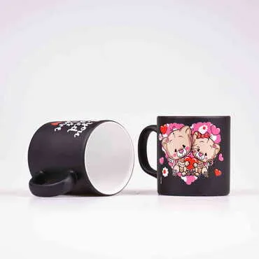 Teddy Bear Themed Ceramic Custom Printed Mug - 4