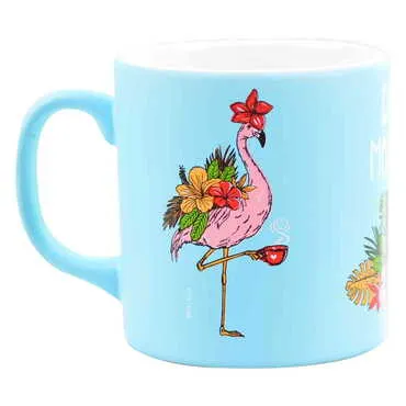 Flamingo Themed Ceramic Custom Printed Mug - 2