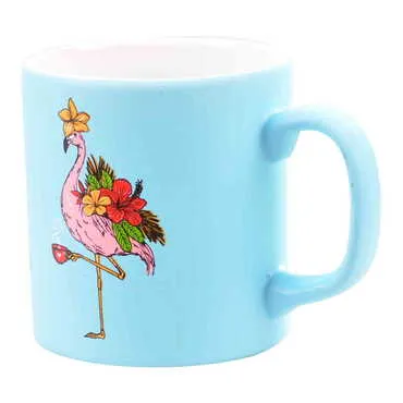 Flamingo Themed Ceramic Custom Printed Mug - 3
