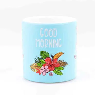 Flamingo Themed Ceramic Custom Printed Mug - 4