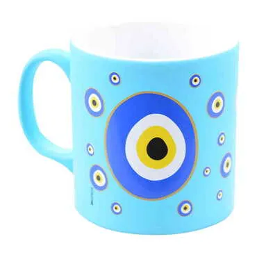 Evil Eye Themed Ceramic Custom Printed Mug - 6