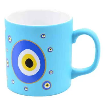 Evil Eye Themed Ceramic Custom Printed Mug - 9