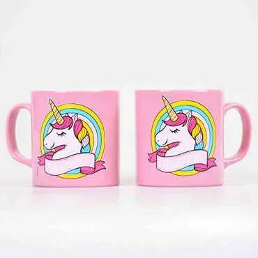 Unicorn Themed Ceramic Custom Printed Mug - 2