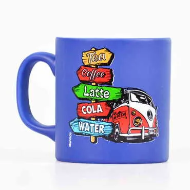 Volkswagen Beetle Themed Ceramic Custom Printed Mug - Standart - 3