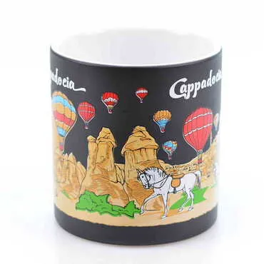 Kapadokya Themed Customised Serigraphy Printed Ceramic Mug 82x90 mm - 2