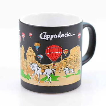 Kapadokya Themed Customised Serigraphy Printed Ceramic Mug 82x90 mm - 3