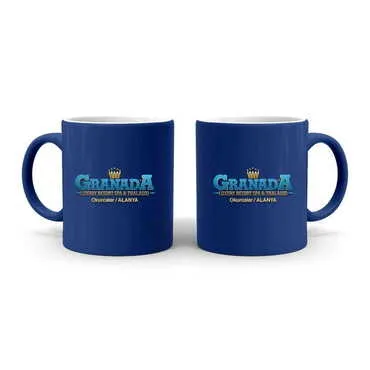 Hotel Themed Customised Serigraphy Printed Ceramic Mug 82x90 mm