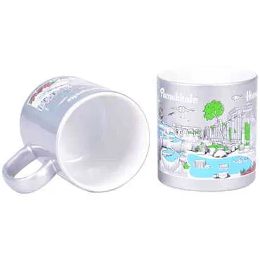 Pamukkale Themed Customised Serigraphy Printed Ceramic Mug 82x90 mm - 2