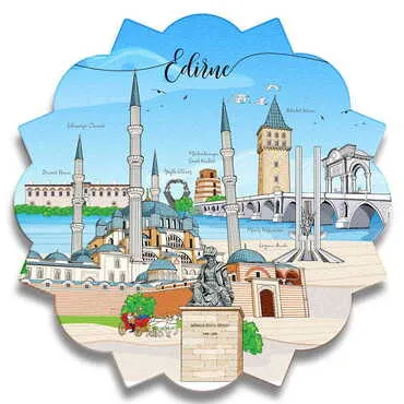Customazible Wooden Customised Sun Travel Coaster 100 mm