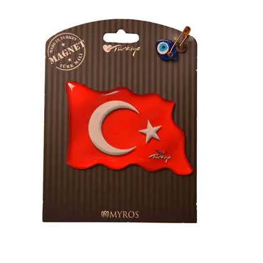 Toptan Bayrak Temalı Myros Kartonetli Magnet