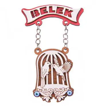 Belek Themed Wooden Customised Souvenir Fridge Magnet