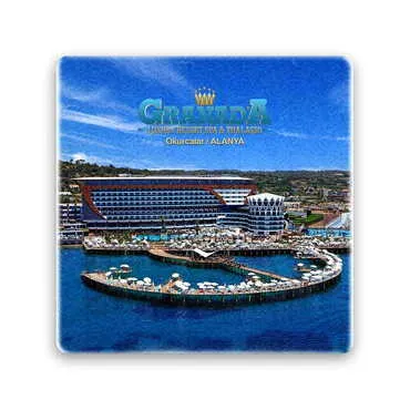 Toptan Otel Temalı Myros Taş Magnet 50x50 mm