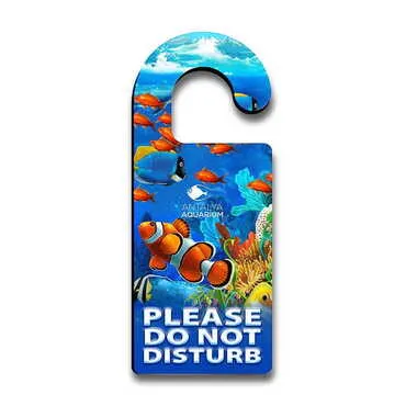 Aquapark Themed Wooden Customised Door Hanger 236x94 mm
