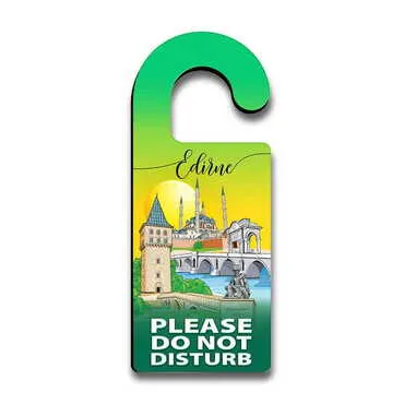 City Themed Wooden Customised Door Hanger 236x94 mm - Standart - 3