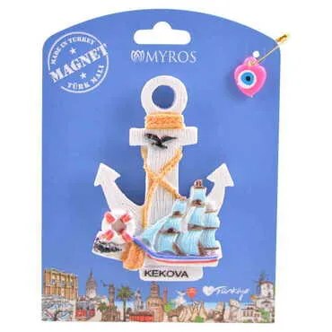 Toptan Kekova Temalı Kartonetli UV Polyester Magnet