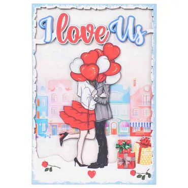 Sweetheart Themed Wooden Customised Door Sign Board 200x290 Mm