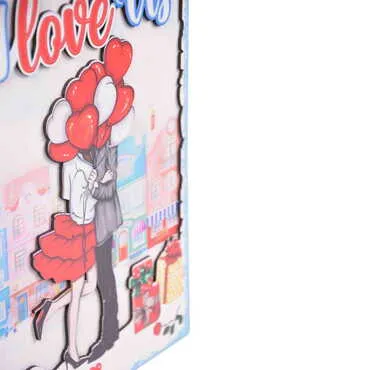 Sweetheart Themed Wooden Customised Door Sign Board 200x290 Mm - 3