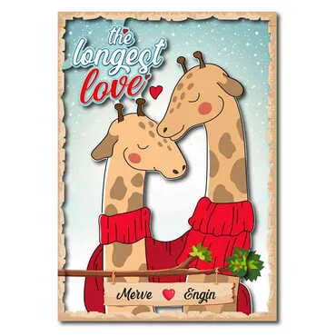 Sweetheart Themed Wooden Customised Door Sign Board 200x290 Mm