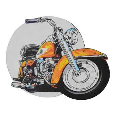 Motocycle Themed Wooden Customised Badge Pin