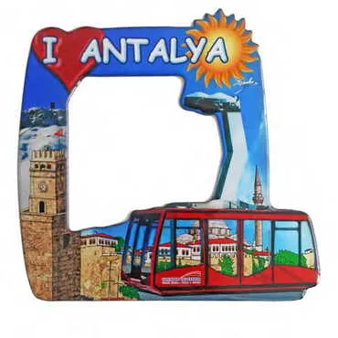 Toptan Antalya Temalı Myros Özel Kesi̇m Çerçeve  170*155 Mm.