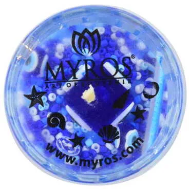 Kusadasi Themed Glass Transparent Gel Candle - 2