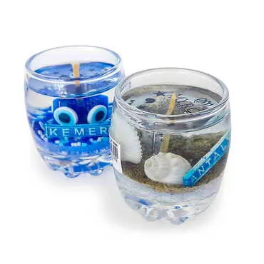 Customazible Glass Transparent Gel Candle