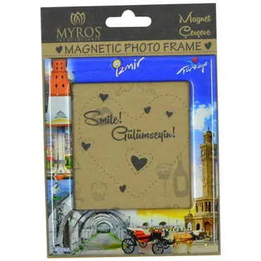 Toptan İzmir Temalı Myros Çerçeve Magnet 95*115 Mm. - Standart - 2