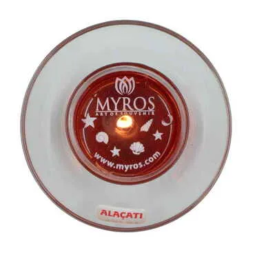 Alacati Themed Glass Transparent Gel Candle - Standart - 2