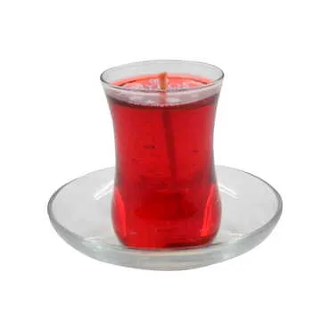 Cesme Themed Glass Transparent Gel Candle - Standart - 2