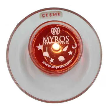 Cesme Themed Glass Transparent Gel Candle - Standart - 3