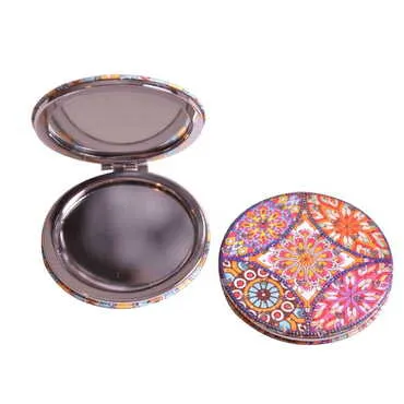 Toptan Mandala Temalı Myros Yuvarlak Pu Ayna